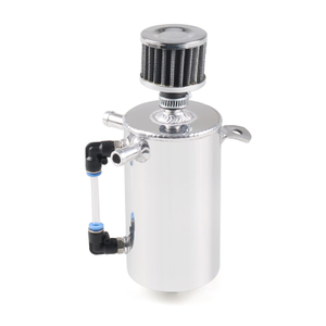 Tanque de motor de respiradero universal 0.5L y depósito de combustible de lata de captura de aceite con filtro de respiradero