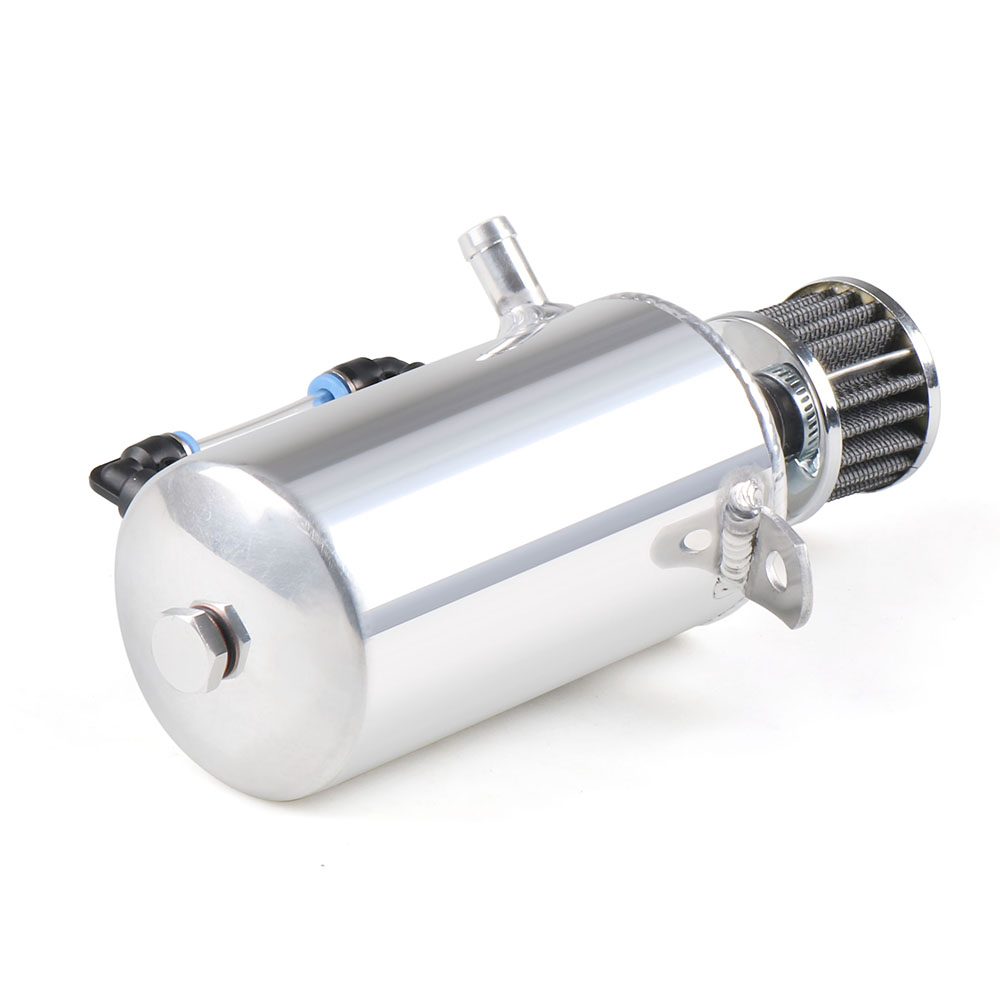 Tanque de motor de respiradero universal 0.5L y depósito de combustible de lata de captura de aceite con filtro de respiradero