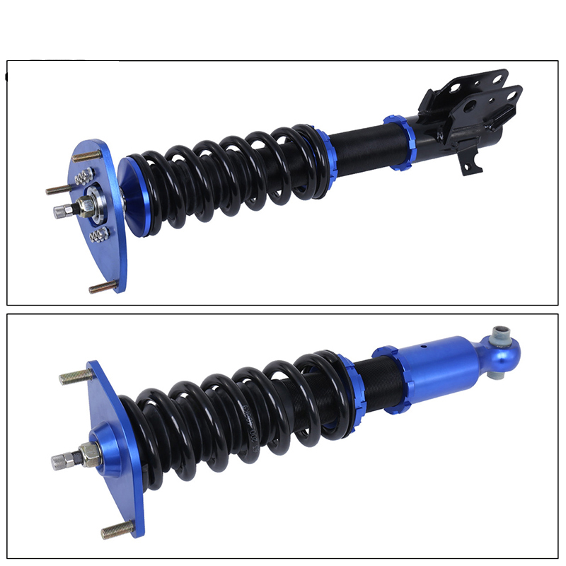 Suspensión de amortiguador de amortiguación de amortiguación de amortiguación de muelle ajustable de carreras azul para Subaru Wrx 08-14